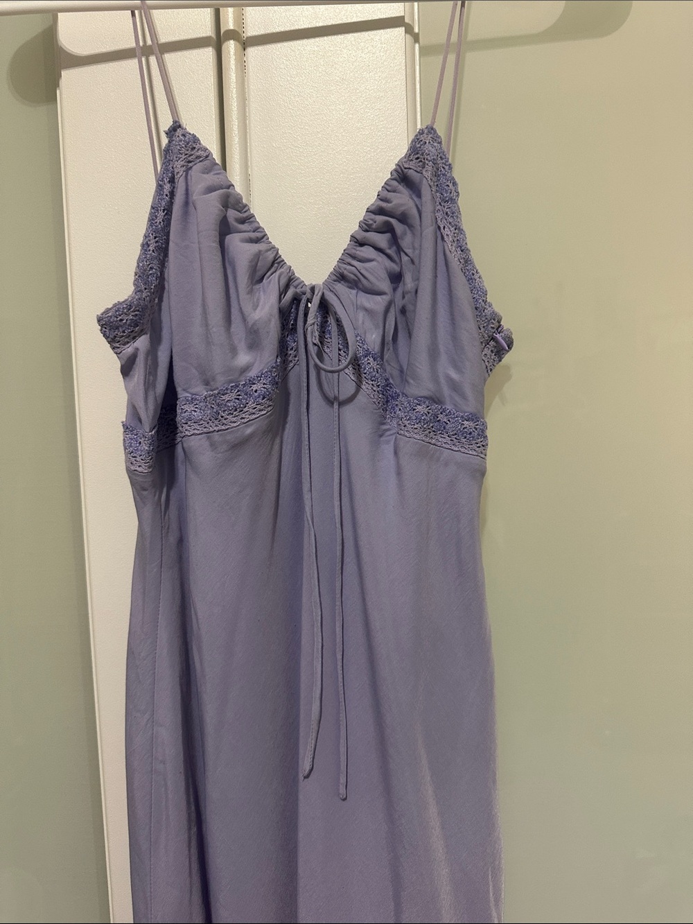 Princess Polly Lilac Ruched Neckline Maxi Dress - Picture 8 of 10